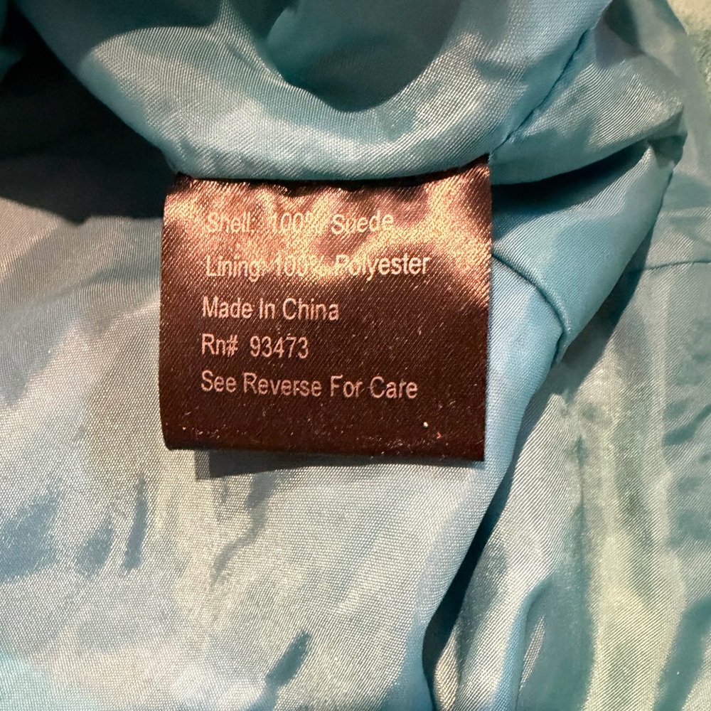 NWT SORBE Suede Patchwork Blazer Jacket ~
Size S;… - image 9